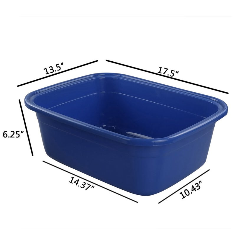 Ggbin 18 Quart Dish Pan/Wash Basins, Set of 3 - Image 2